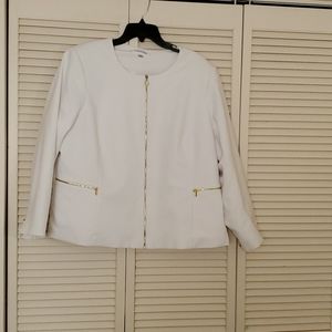 Calvin Klein Women's White jacket